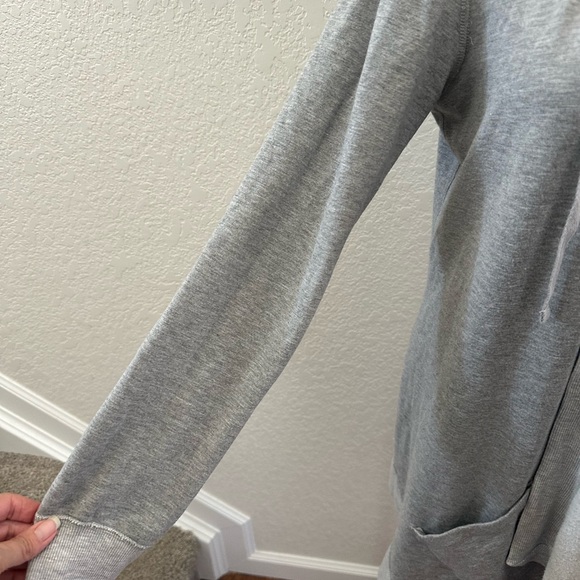 Evy’s Tree Gray Hooded Women's open front sweatshirt‎ size M - Picture 2 of 8